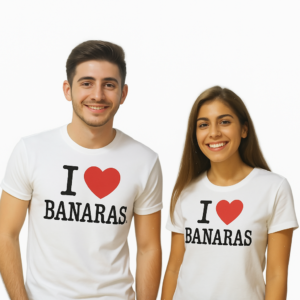 I love BANARAS T - SHIRT