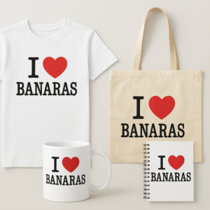 I love BANARAS Coffee Mug Black